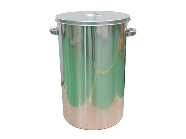 Custom-like diameter stainless steel container