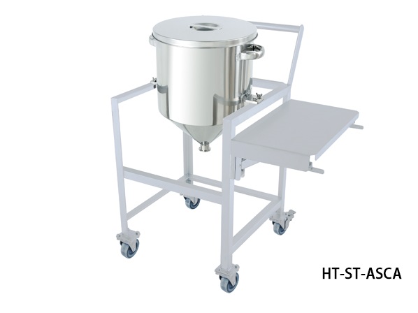 HT-ASCA/B/C : Hopper Type Container with Stand (With Workbench, Handle and Lid Stand)